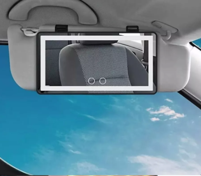LumiVisor¨| Espejo Tocador Para Coche Luz Led