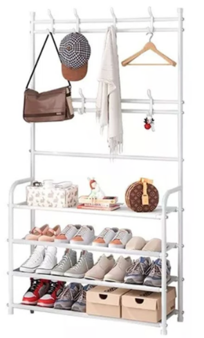 Perchazap 4 en 1¨| Organizador de zapatos y perchero