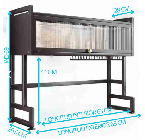 aqualuxe¨| Escurridor de platos con almacenamiento.