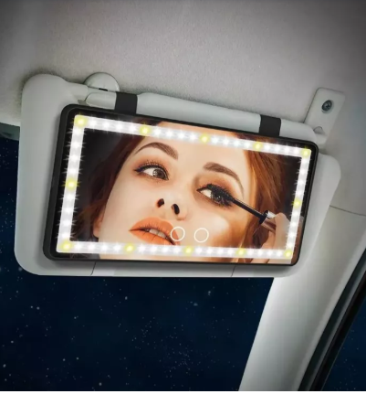 LumiVisor¨| Espejo Tocador Para Coche Luz Led