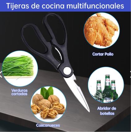 Kit Súper Chef Hogar¨| Sarten 4puestos Juego Cuchillos X6