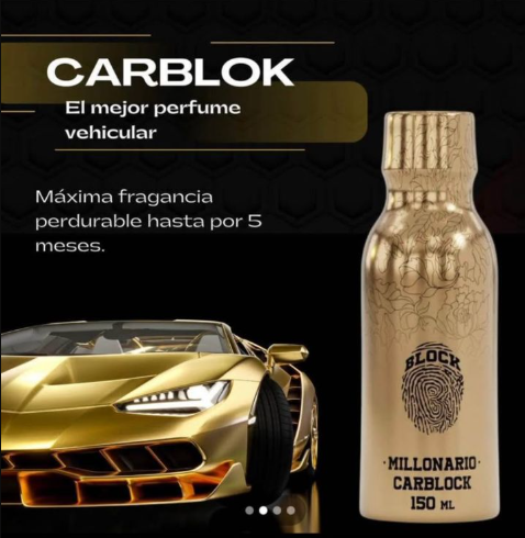 MillonAir¨| Carblock ambientador vehicular