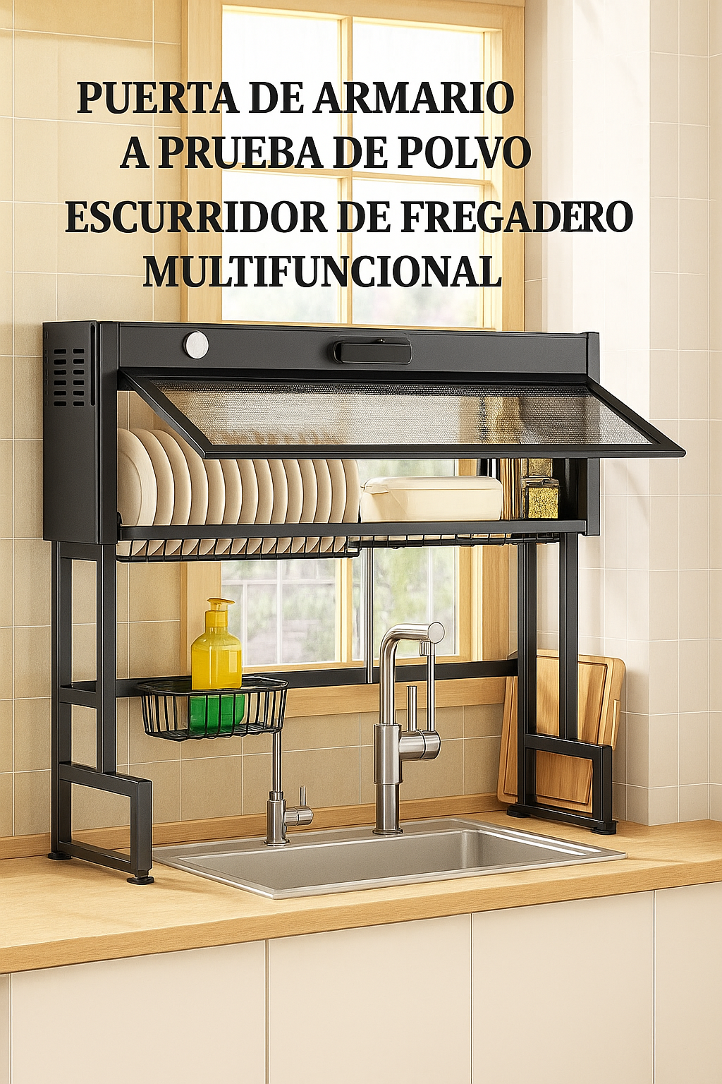 aqualuxe¨| Escurridor de platos con almacenamiento.