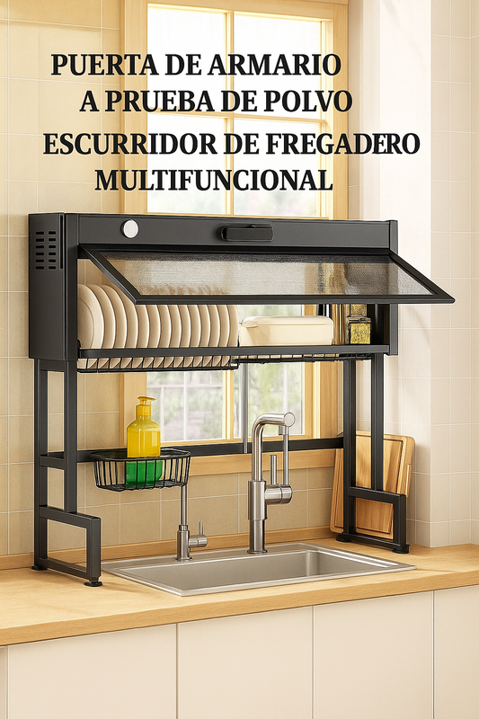 aqualuxe¨| Escurridor de platos con almacenamiento.